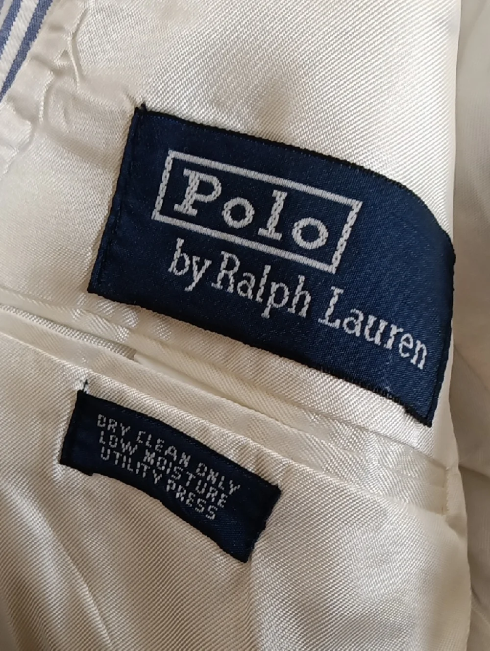 Vintage Boy's Polo Ralph Lauren Cotton Seersucker Blazer / Sport Coat Size 12
